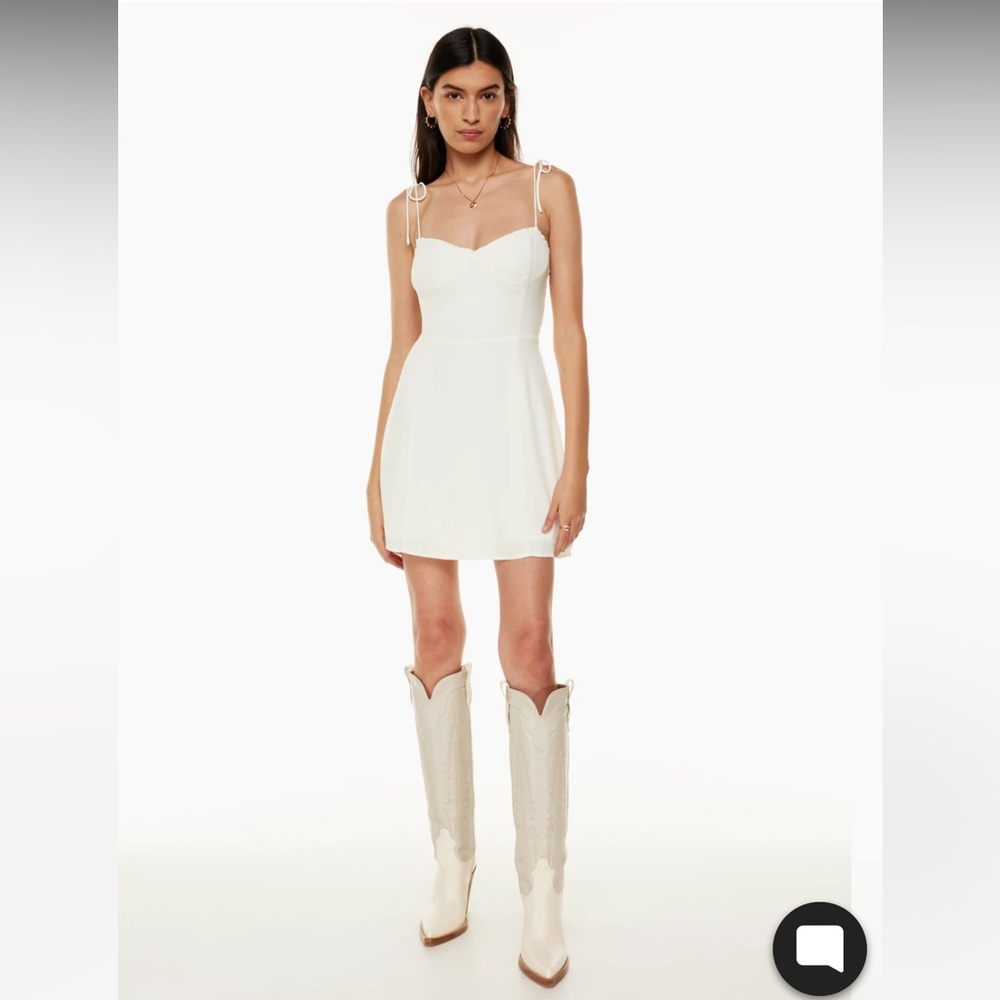 Aritzia Wilfred Fable Dress in Light Birch